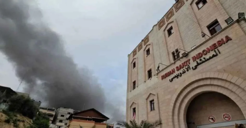 شمالي غزة: الاحتلال يحاصر مستشفى الاندونيسي