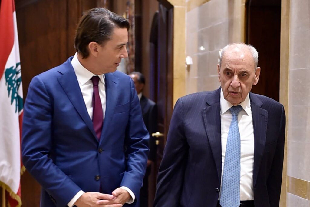 إعلام لبناني: هوكستين يتوجه لبيروت الثلاثاء لبحث وقف اطلاق النار