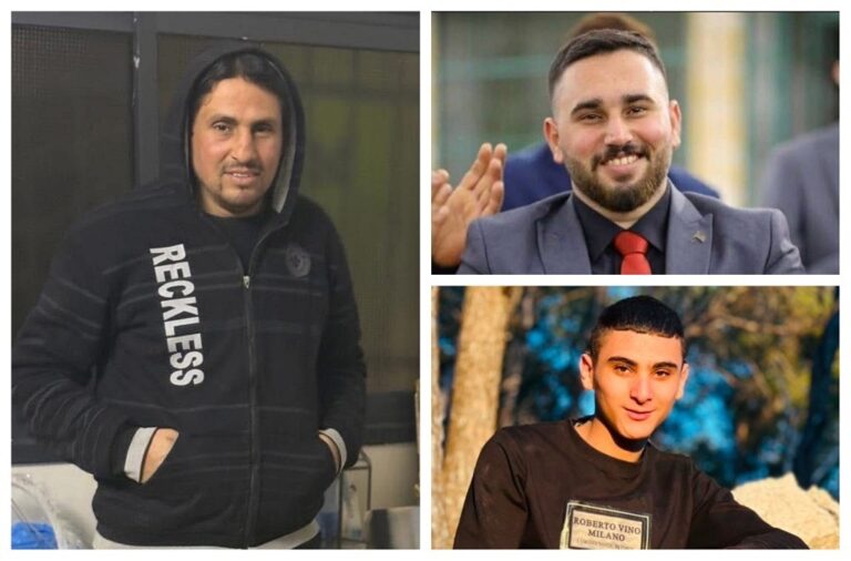 ارتقاء ثلاثة شبان برصاص الاحتلال في مخيم نور شمس شرق طولكرم