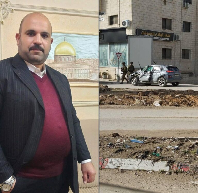 استشهاد المواطن أحمد عواد متأثراً بإصابته جراء صدم آلية للاحتلال مركبته في طولكرم