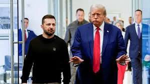 زيلينسكي يصل إلى واشنطن.. وترامب يتراجع عن وصفه بـ”الديكتاتور