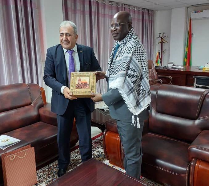 سفيرنا يطلع وزيرا موريتانيا على الأوضاع في فلسطين