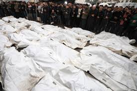 12 شهيدا بخان يونس والبريج وجباليا البلد