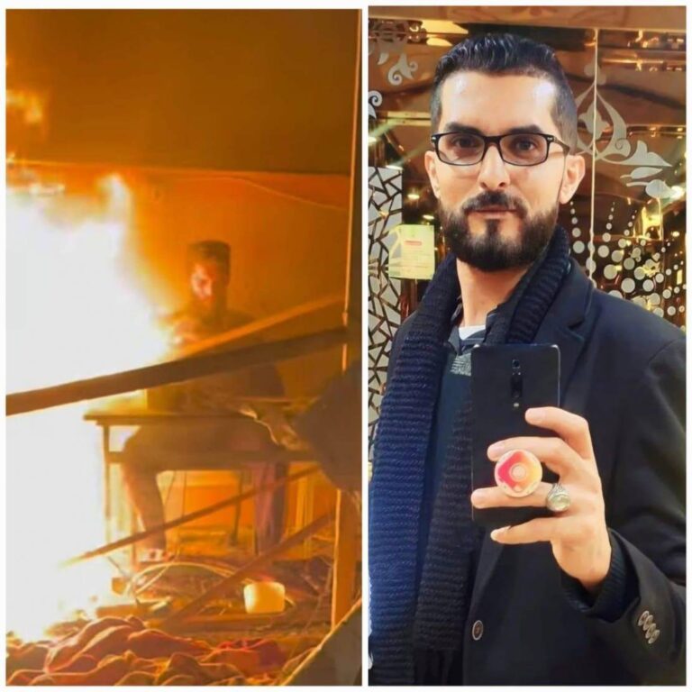 استشهاد الصحفي أحمد منصور حرقًا بعد اصابته بحروق صعبة أمس الاثنين بقصفٍ إسرائيلي