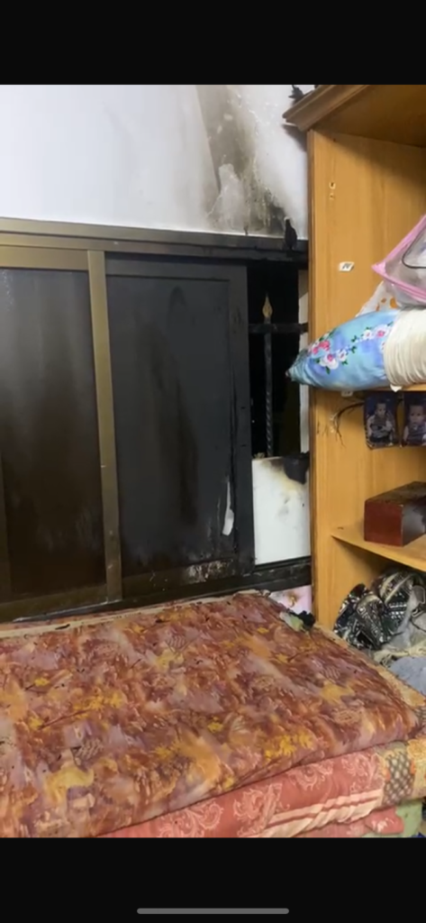 مستعمرون يحرقون أجزاء منزل في دوما جنوب نابلس