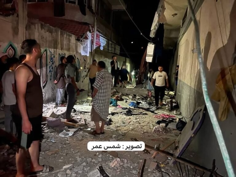 شهداء وإصابات بقصف إسرائيلي على شقة سكنية في شارع الثلاثيني في غزة