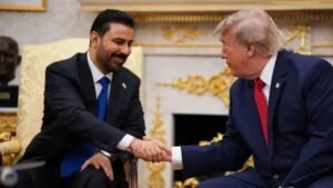 رئيس الوزراء العراقي “الزيدي” من واشنطن: لدي قرار بحصر السلاح بيد الدولة وخطة لإعادة النازحين