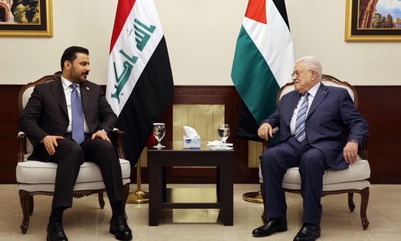 الرئيس عباس يلتقي رئيس الوزراء العراقي ويثمن مواقف العراق الداعمة للشعب الفلسطيني